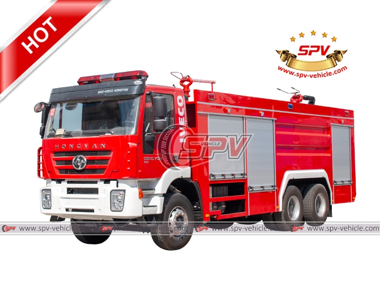 Dry Powder Water Foam Fire Truck IVECO